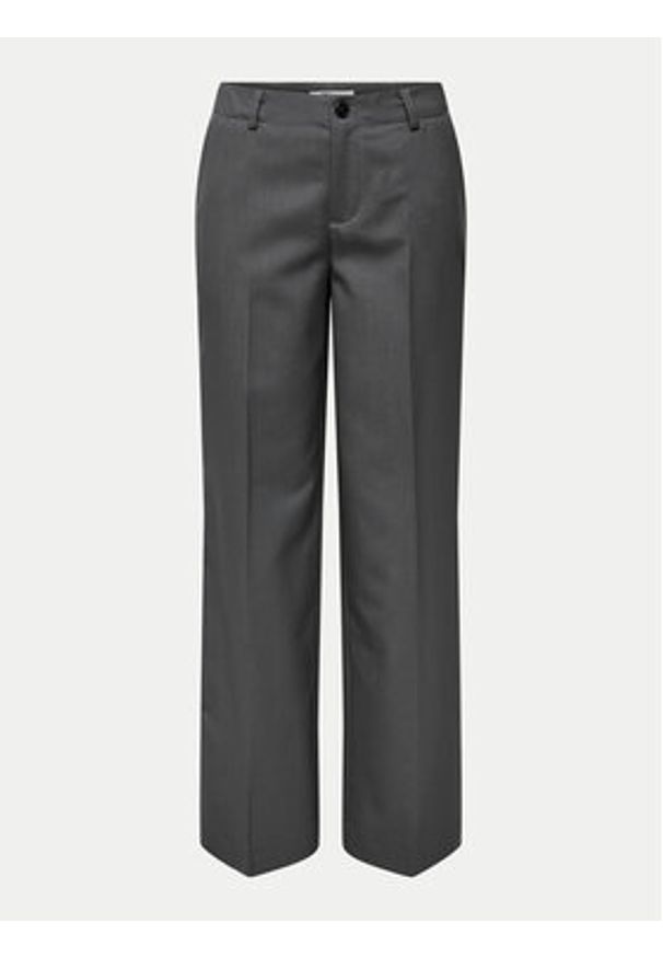 only - ONLY Spodnie materiałowe Lalana 15334247 Szary Wide Leg. Kolor: szary. Materiał: syntetyk