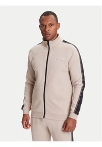 Guess Bluza Z2YQ10 KB3P2 Beżowy Regular Fit. Kolor: beżowy. Materiał: bawełna
