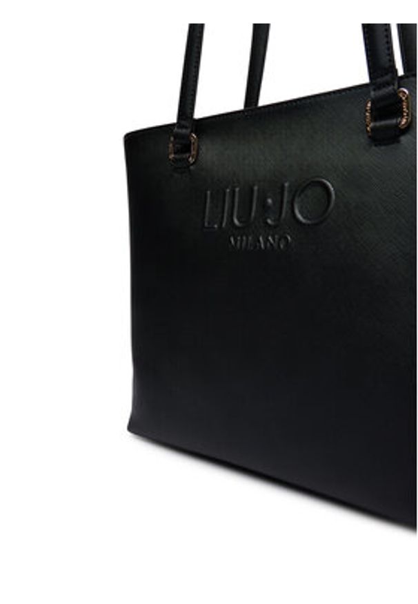 Liu Jo Torebka Halona AF5321 E0087 Czarny. Kolor: czarny. Materiał: skórzane