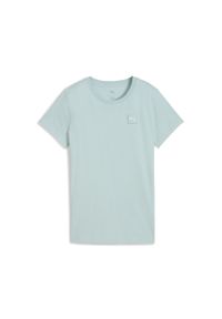 Puma - Damska koszulka ESS ELEVATED PUMA Modern Mint Green. Kolor: zielony