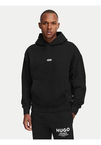 Hugo - HUGO Dres Nazardo 50571220 Czarny Regular Fit. Kolor: czarny. Materiał: bawełna #6