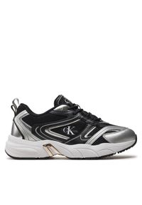 Calvin Klein Jeans Sneakersy Retro Tennis Low Lace Mh Ml Mr YW0YW01381 Czarny. Kolor: czarny #1