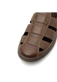 Lasocki Sandały VICTOR3-40 MI08 Brązowy. Kolor: brązowy. Materiał: skóra