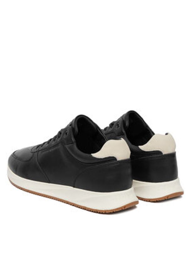TOMMY HILFIGER - Tommy Hilfiger Sneakersy Newport Lth FM0FM05871 Czarny. Kolor: czarny. Materiał: skóra