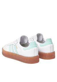 Adidas - adidas Sneakersy Sambae JQ1314 Biały. Kolor: biały. Materiał: skóra
