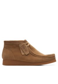 Clarks Trzewiki Wallabee Evo Boot 26172824 Brązowy. Kolor: brązowy. Materiał: skóra, zamsz