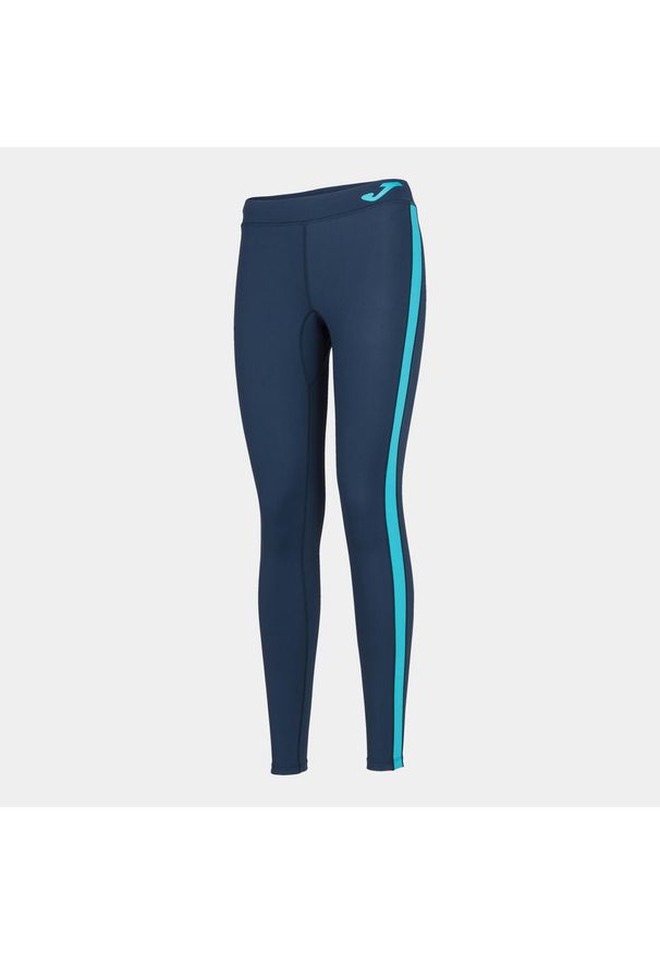 Legginsy do biegania damskie Joma Ascona długie. Kolor: niebieski. Długość: długie. Sport: bieganie