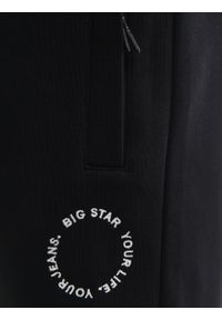 Big-Star - Szorty męskie dresowe wiązane w pasie czarne Kersyner 906. Kolor: czarny. Materiał: dresówka. Wzór: haft. Styl: elegancki #5