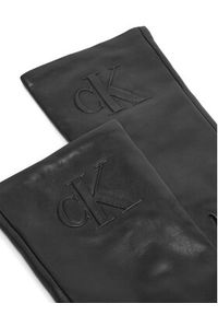 Calvin Klein Rękawiczki Damskie LV04F9013G Czarny. Kolor: czarny. Materiał: skóra #2