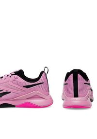 Reebok Buty na siłownię Nanoflex Tr 2 100074541 Różowy. Kolor: różowy. Materiał: materiał. Sport: fitness