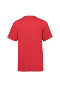 FRUIT OF THE LOOM - Koszulka Dziecięca Valueweight. Kolor: czerwony. Sport: turystyka piesza
