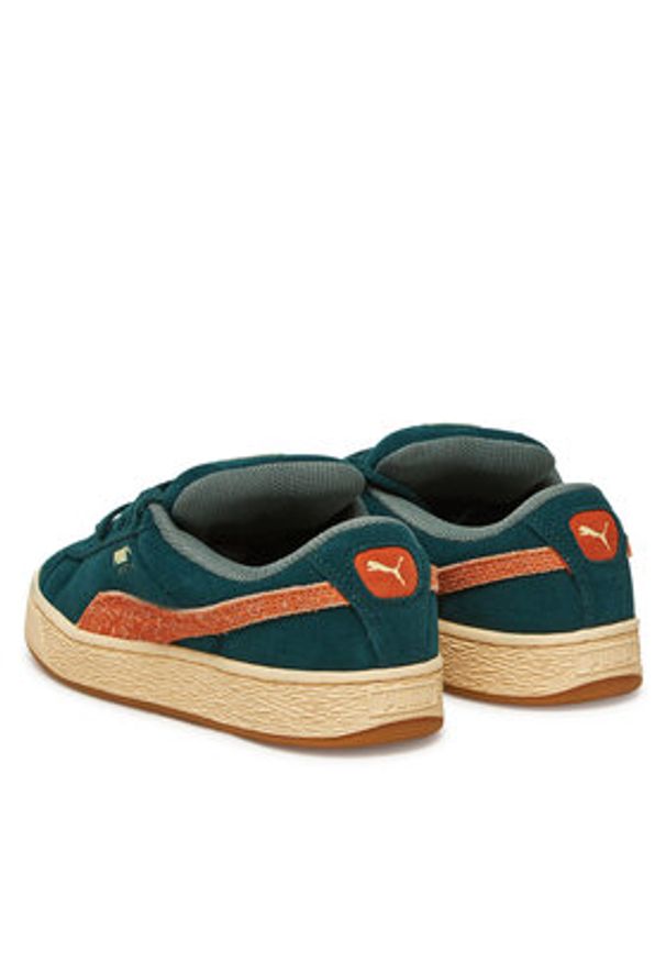 Puma Sneakersy Suede XL 402246 02 Zielony. Kolor: zielony. Materiał: zamsz, skóra. Model: Puma Suede