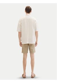 Tom Tailor Szorty materiałowe 1040227 Beżowy Slim Fit. Kolor: beżowy. Materiał: bawełna #5