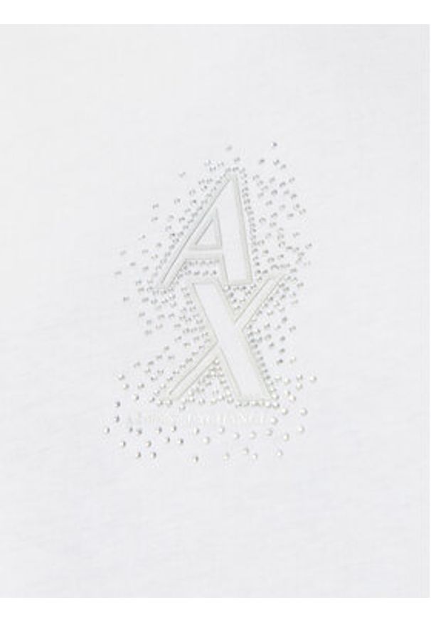 Armani Exchange T-Shirt XW000102 AF10359 U0002 Biały Relaxed Fit. Kolor: biały. Materiał: bawełna