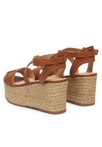 Liu Jo Espadryle Bali 01 SA6083 P0102 Brązowy. Kolor: brązowy. Materiał: skóra #5