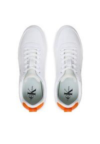 Calvin Klein Jeans Sneakersy Low Profile Oversized Mesh YM0YM00623 Biały. Kolor: biały. Materiał: materiał #3