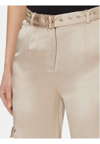 Marciano Guess Spodnie materiałowe 5RGB06 7248A Beżowy Regular Fit. Kolor: beżowy. Materiał: wiskoza #3