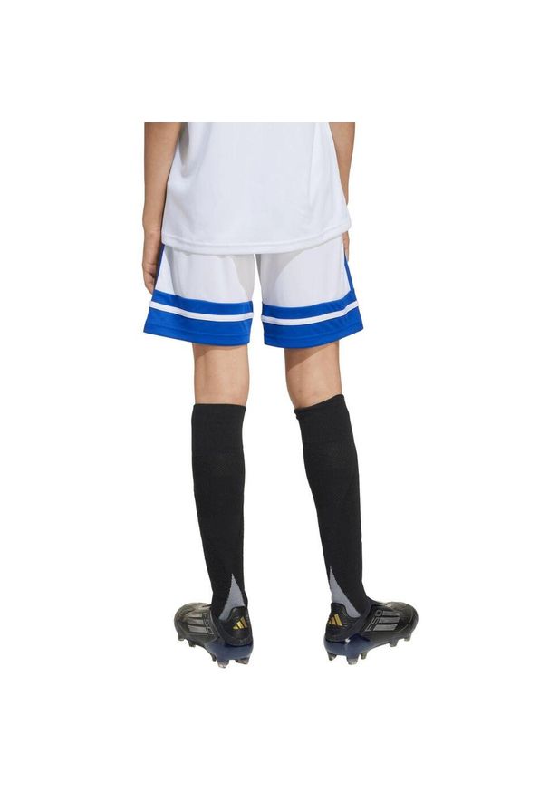 Adidas - Spodenki dla dzieci adidas Squadra 25. Kolor: biały, wielokolorowy, niebieski. Materiał: materiał
