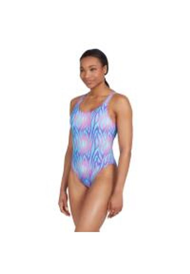 ZOGGS - Strój pływacki jednoczęściowy damski Zoggs Swim Crazy Masterback. Kolor: niebieski