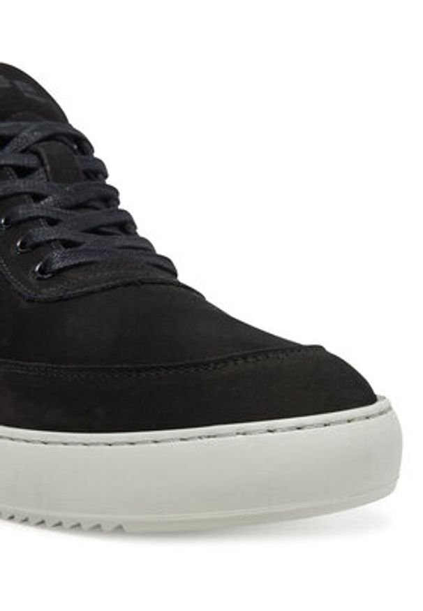 Filling Pieces Sneakersy Low Top Ripple 25122841861 Czarny. Kolor: czarny. Materiał: nubuk, skóra