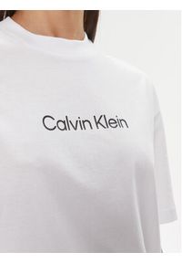 Calvin Klein T-Shirt Hero Logo Oversized T Shirt K20K206778 Biały Regular Fit. Kolor: biały. Materiał: bawełna #3
