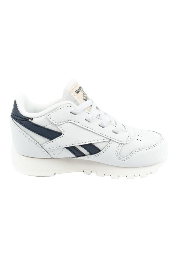 Reebok - Dziecięce Buty Sportowe Ze Skóry Ekologicznej. Kolor: biały. Materiał: skóra ekologiczna. Sport: turystyka piesza