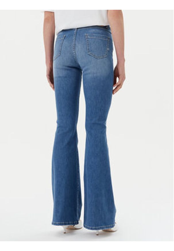 ViCOLO Jeansy DD5073 Niebieski Flare Fit. Kolor: niebieski