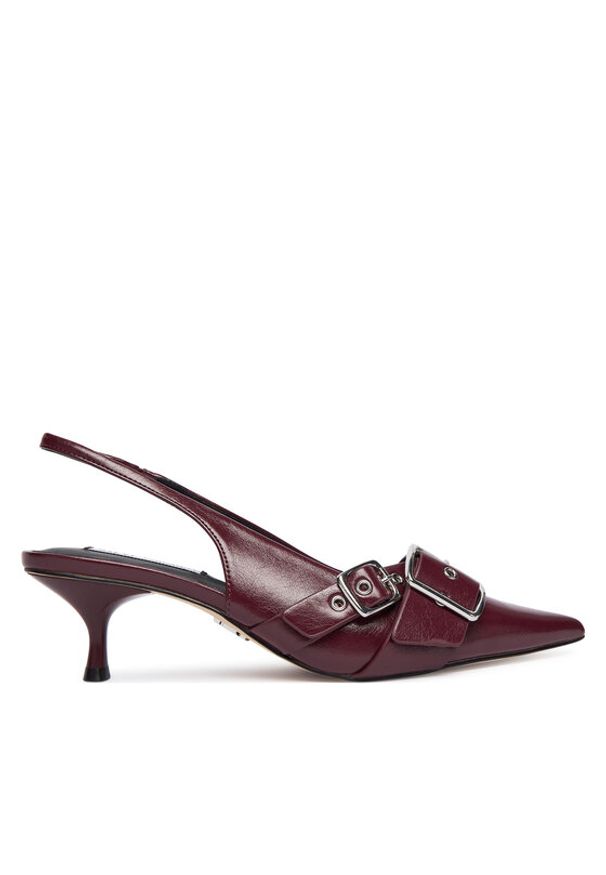 Steve Madden Czółenka Lezley SM11003440 Bordowy. Kolor: czerwony. Materiał: skóra