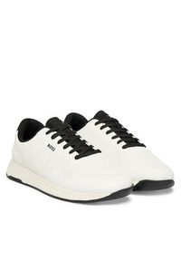 BOSS Sneakersy Titanium 50563962 Biały. Kolor: biały. Materiał: skóra #6