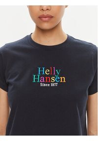 Helly Hansen T-Shirt W Core Graphic T-Shirt 54080 Granatowy Regular Fit. Kolor: niebieski. Materiał: bawełna