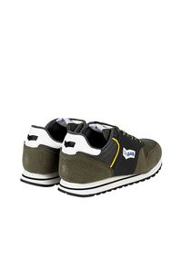 Gas Sneakersy "Alba NBX" | GAM223603 | Alba NBX | Mężczyzna | Khaki. Kolor: brązowy. Materiał: skóra ekologiczna. Wzór: aplikacja #4
