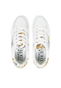 Versace Jeans Couture Sneakersy 78VA3SJ7 Biały. Kolor: biały. Materiał: skóra #4