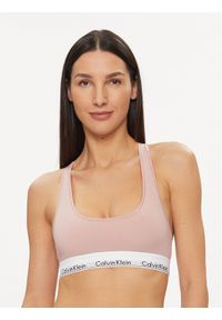 Calvin Klein Underwear Biustonosz top 0000F3785E Różowy. Kolor: różowy. Materiał: bawełna