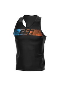 Koszulka sportowa bez rękawów męska Tank top EXTREME HOBBY PRISM. Kolor: czarny. Materiał: poliester, elastan. Długość rękawa: bez rękawów. Styl: sportowy #1