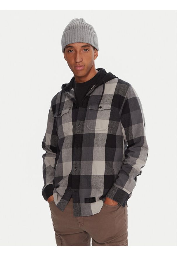 DC Bluza Ruckus Hoodie ADYWT03104 Czarny Regular Fit. Kolor: czarny. Materiał: bawełna