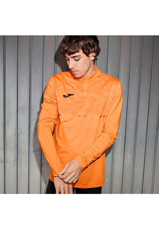 Bluza do biegania męska Joma Record III. Kolor: pomarańczowy
