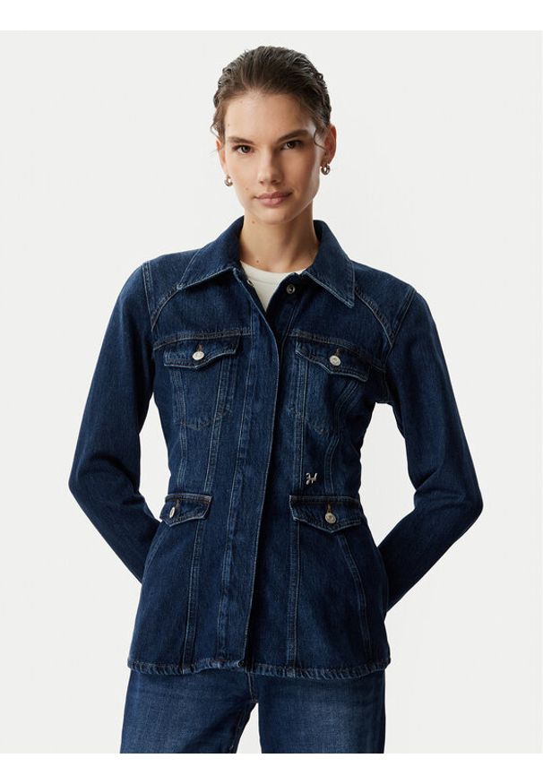 JOOP! Kurtka jeansowa Imera 30104371 Granatowy Regular Fit. Kolor: niebieski. Materiał: bawełna