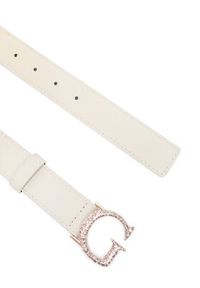 Guess Pasek Damski 180089 Beżowy. Kolor: beżowy. Materiał: skóra #2