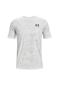 Koszulka treningowa męska Under Armour Abc Camo SS. Kolor: biały, szary, wielokolorowy. Długość rękawa: krótki rękaw. Długość: krótkie. Sport: bieganie