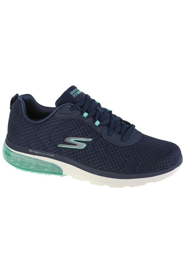 skechers - Buty do chodzenia damskie, Skechers Go Walk Air 2.0-Dynamic Virtue. Kolor: niebieski. Model: Skechers Sport. Sport: turystyka piesza