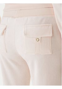 Juicy Couture Spodnie dresowe Caisa JCSEBJ008G Różowy Slim Fit. Kolor: różowy. Materiał: bawełna #5