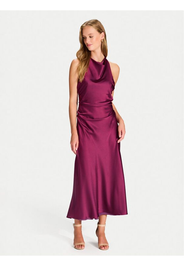 Hey Kyla Sukienka koktajlowa 5AI069HK Fioletowy Regular Fit. Kolor: fioletowy. Materiał: syntetyk. Styl: wizytowy