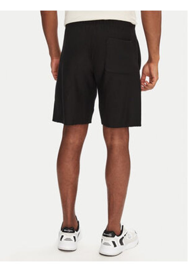 Champion Szorty sportowe 220764 Czarny Loose Fit. Kolor: czarny. Materiał: bawełna. Styl: sportowy