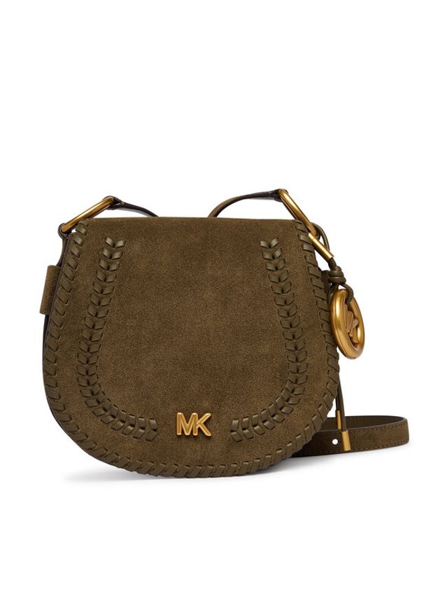 MICHAEL Michael Kors Torebka 30S6AQ5M6O Zielony. Kolor: zielony. Materiał: skórzane, zamszowe