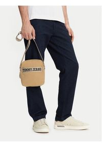 Tommy Jeans Saszetka Retro Cool Reporter AM0AM13277 Beżowy. Kolor: beżowy. Materiał: materiał #2