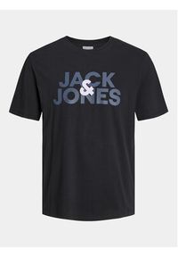 Jack & Jones - Jack&Jones Piżama 12255000 Czarny Standard Fit. Kolor: czarny. Materiał: bawełna