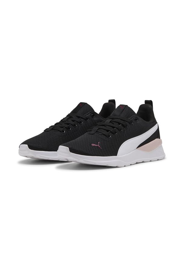 Puma - Buty sportowe Anzarun Lite PUMA Black White Berry Pink. Kolor: czarny, różowy, biały, wielokolorowy. Sport: turystyka piesza