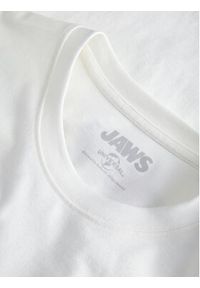 Jack & Jones Longsleeve Jaws 12286615 Biały Relaxed Fit. Kolor: biały. Materiał: bawełna. Długość rękawa: długi rękaw #3