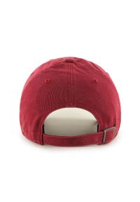 47 Brand - 47brand czapka New York Yankees kolor czerwony z aplikacją. Kolor: czerwony. Wzór: aplikacja