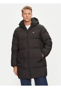 Tommy Jeans Kurtka puchowa Essential DM0DM20466 Czarny Regular Fit. Kolor: czarny. Materiał: syntetyk #1